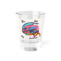 Shot Glass — "You Are My Sunshine" Colorful Abstract Design (1.5 oz)