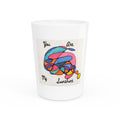 You Are My Sunshine Shot Glass — Colorful Abstract Rainbow Design